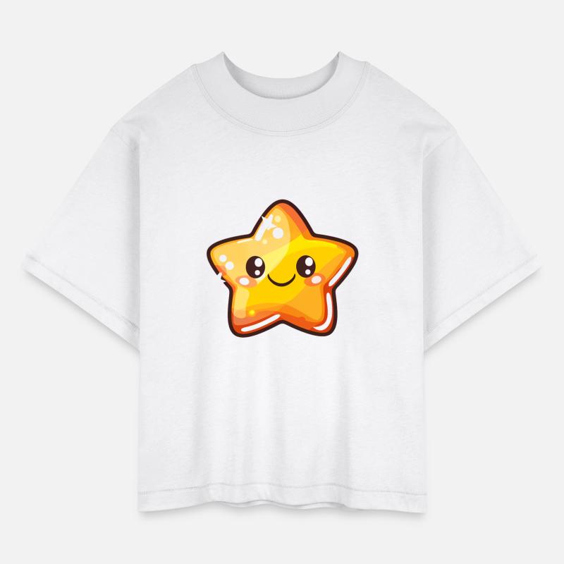 Yellow Star Cute Orange Star