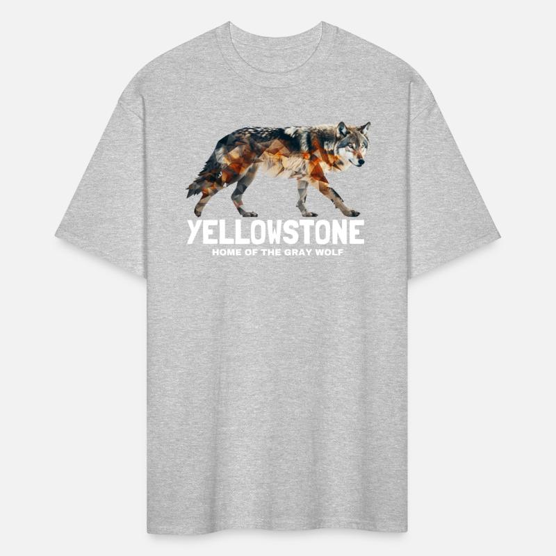 Yellowstone Gray Wolf - Home of the Gray Wolf