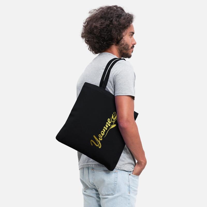 Yvonne Name Faux Gold Tulip Flourish