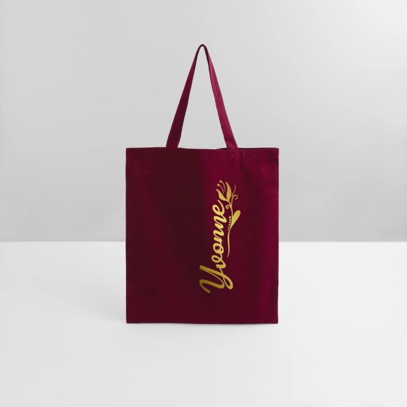 Yvonne Name Faux Gold Tulip Flourish