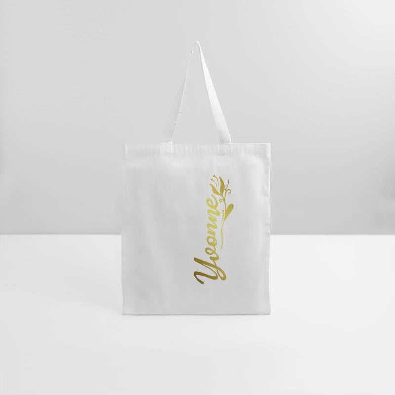 Yvonne Name Faux Gold Tulip Flourish