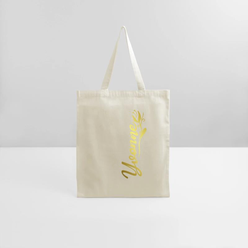 Yvonne Name Faux Gold Tulip Flourish